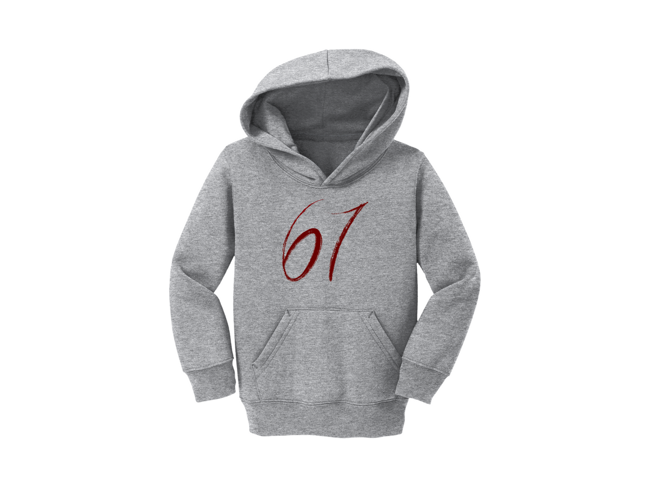 Toddler hoodie 67 RED