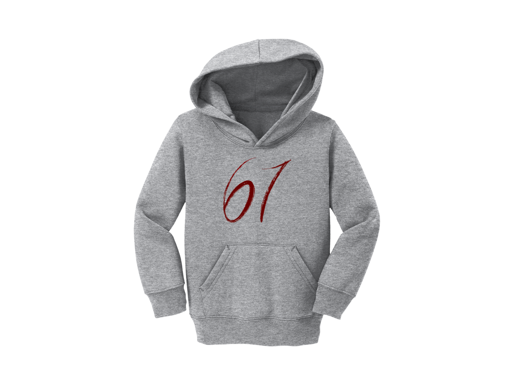 Toddler hoodie 67 RED